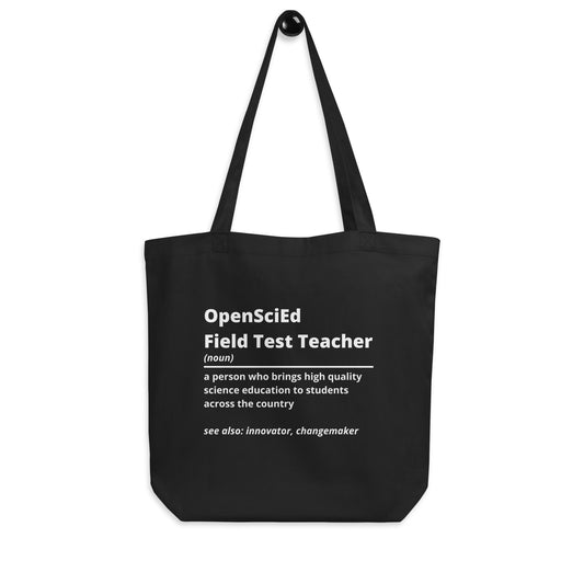 Field Test Teacher Definition Tote Bag