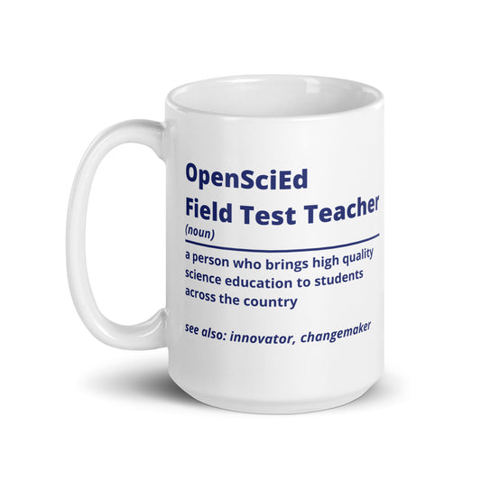 Field Test Teacher Definition Mug